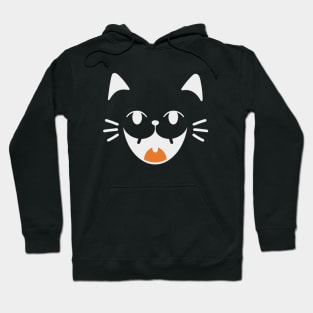 Kawaii ghost cat halloween day Hoodie